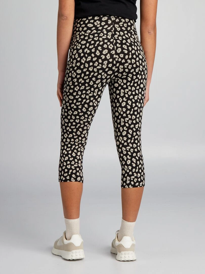 Legging court grossesse   Léopard