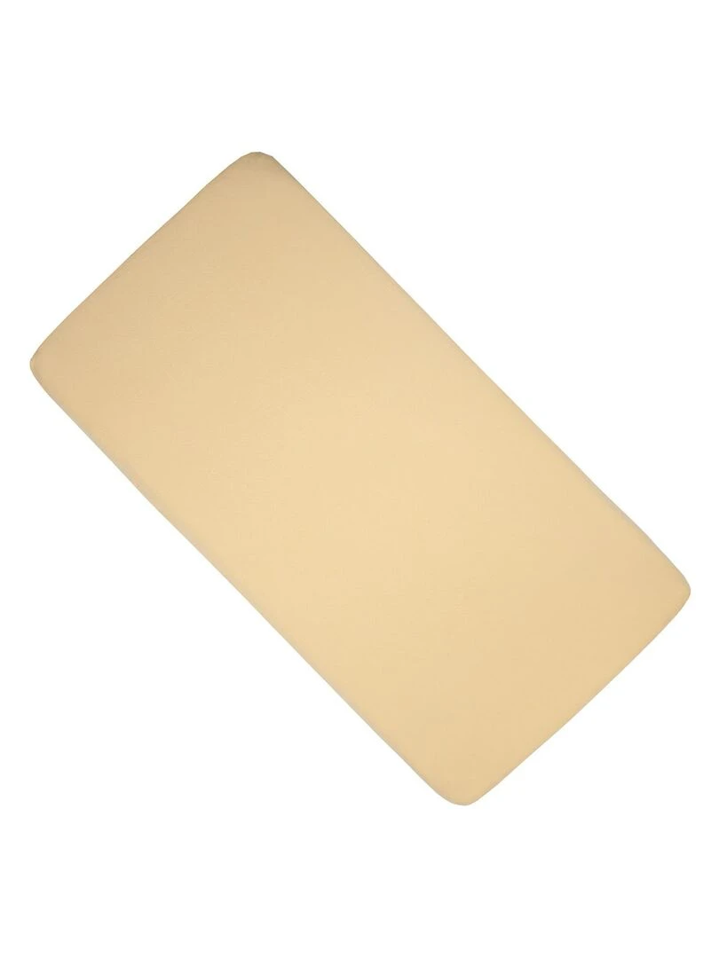 Drap housse berceau en gaze de coton Jeanne Marron noisette
