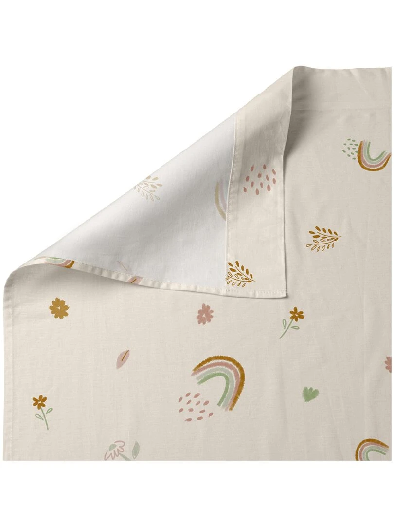 Parure de lit 2 pièces Iris "Happyfriday"   Blanc