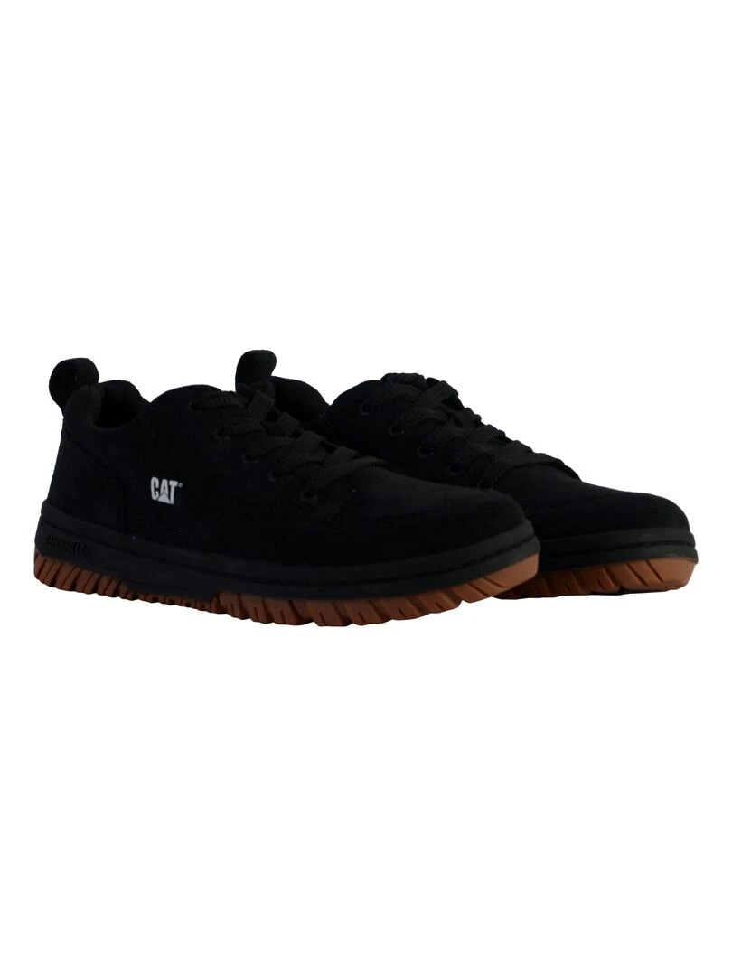 Basket Caterpillar Cuir Decade Oxford   Noir
