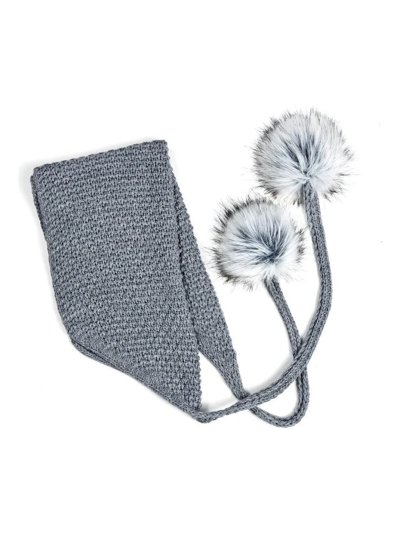 Echarpe Layra   Fabriqué en Europe   Gris