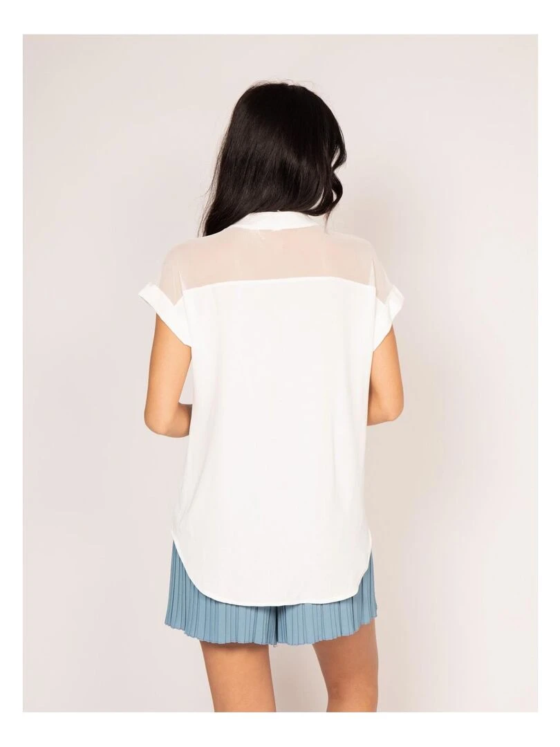 Blouse manches courtes FORCA   Blanc