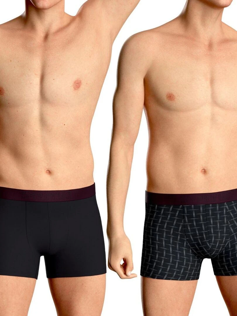 Lot de 2 boxers Boulevard Noir