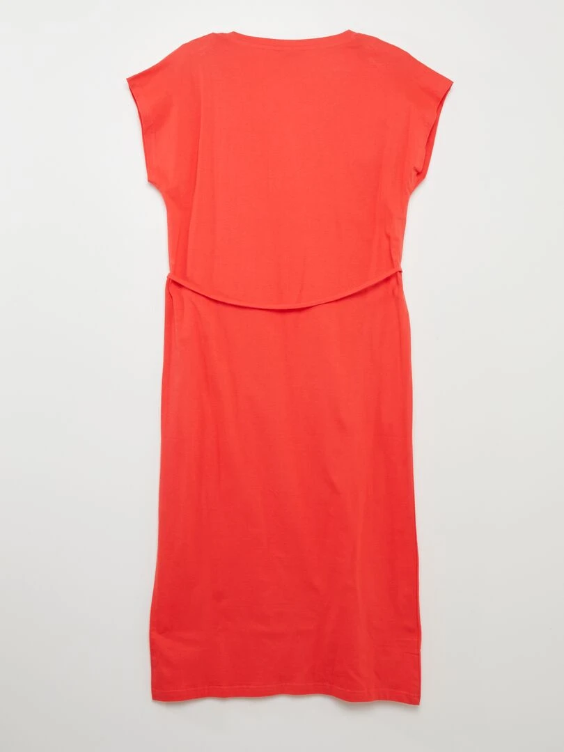 Robe en jersey Rouge