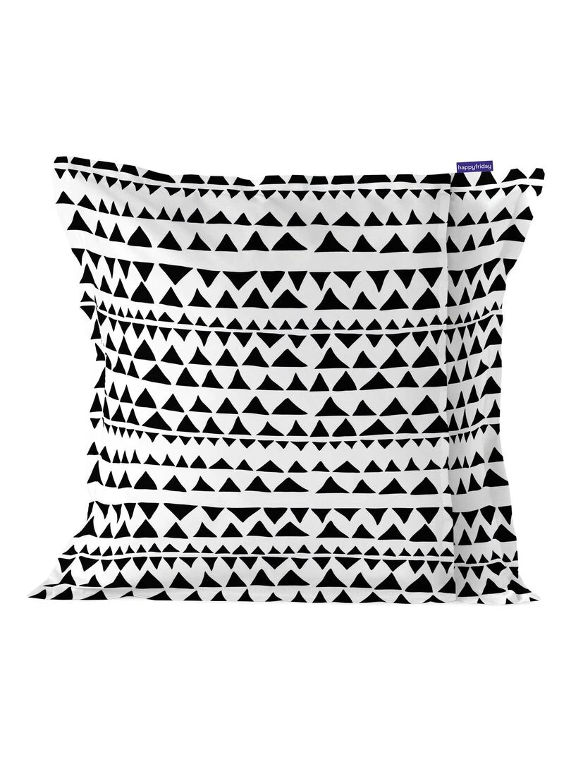 Housse de coussin Team "Happyfriday" Blanc