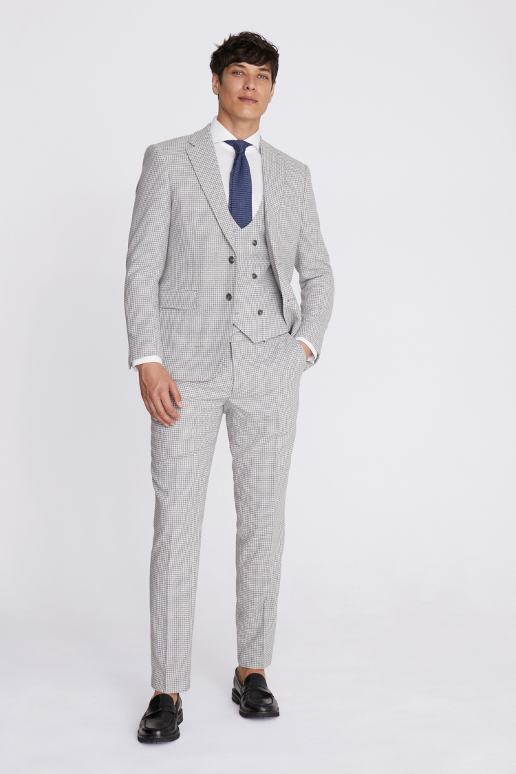 Ted Baker Tailored Fit Navy Check Jacket    Buy Online at Moss