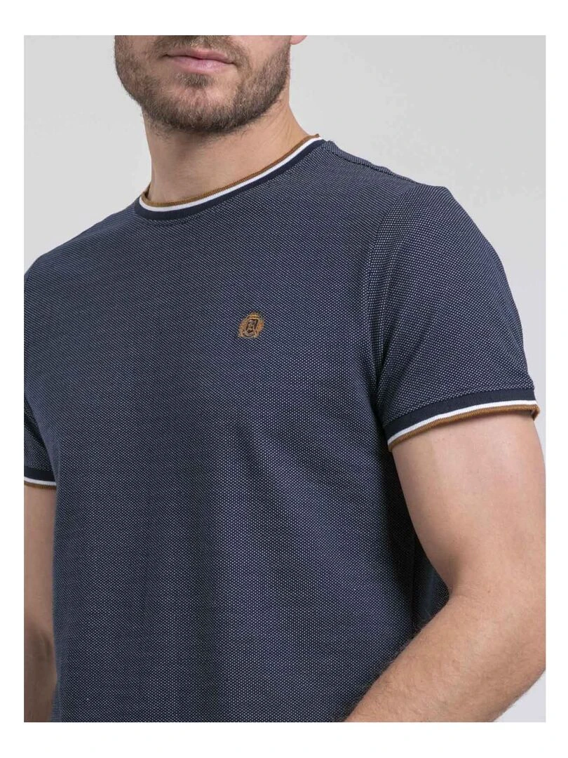 T shirt col rond NATEODOR   Bleu marine