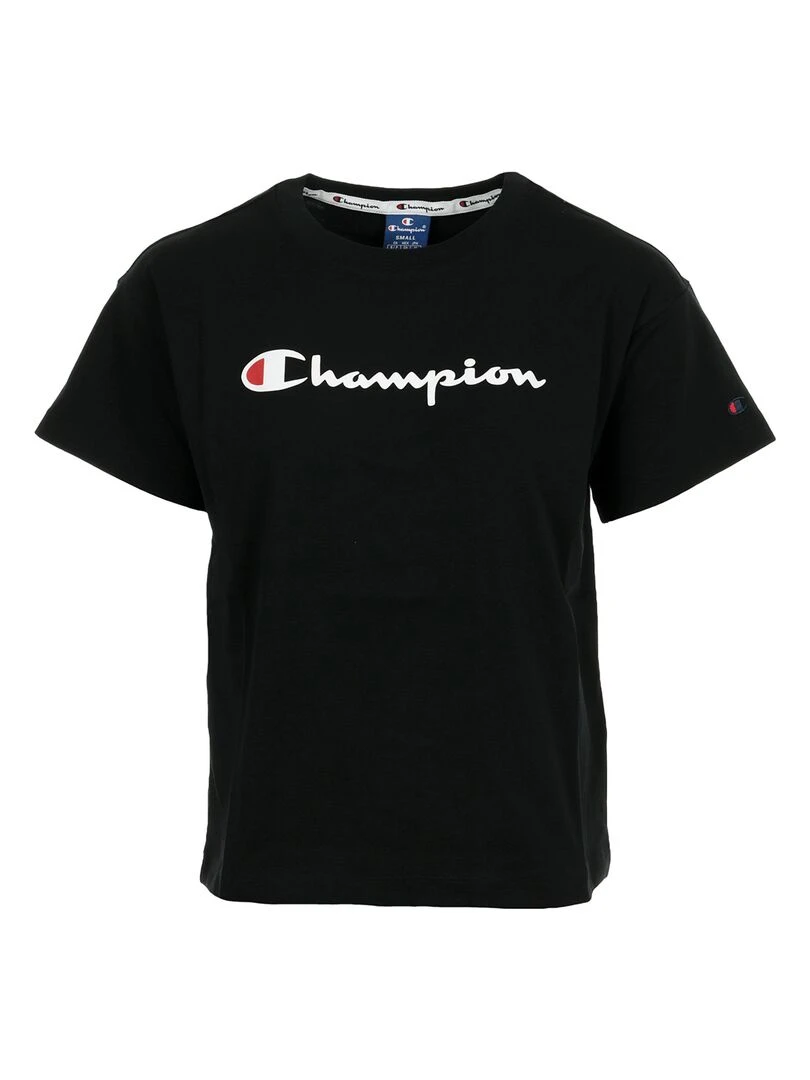 Champion Crewneck T shirt Wn's Noir