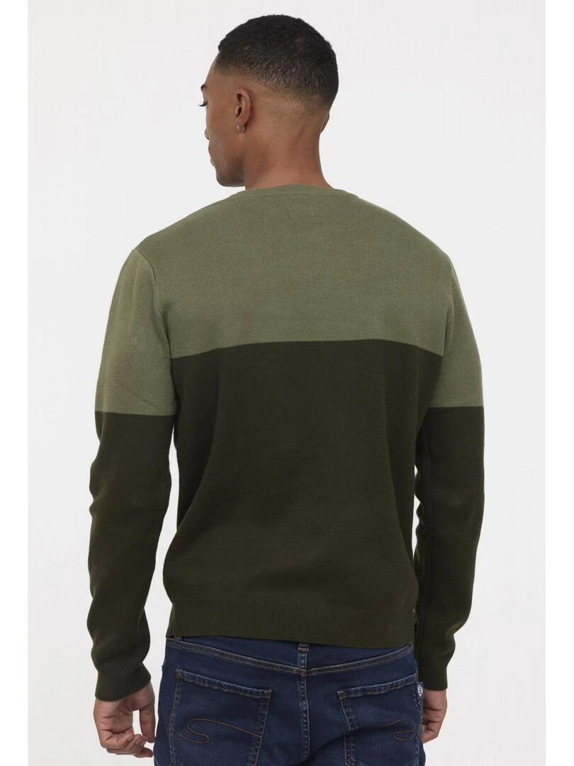 Lee Cooper   Pull manches longues coton regular CAYU   Vert