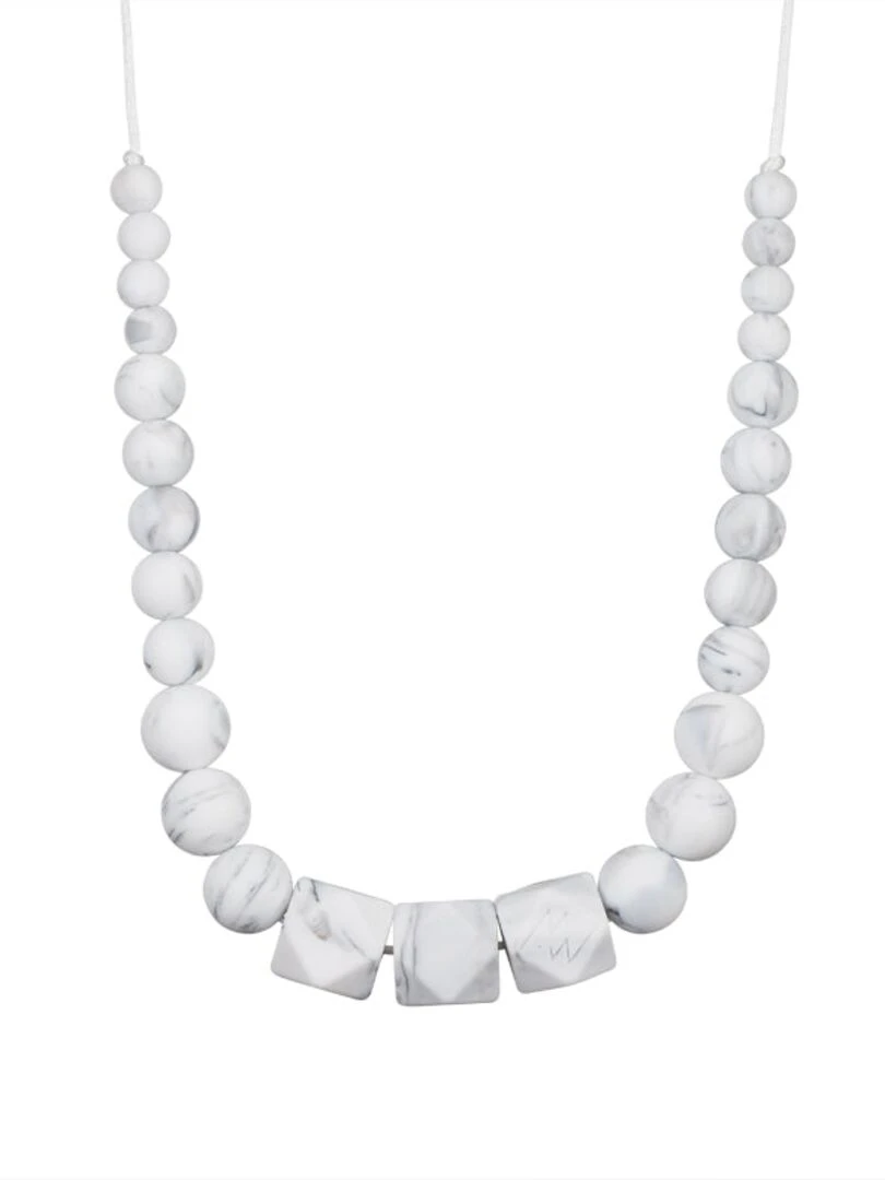 Collier d'allaitement Mumtaz Mahal   Blanc