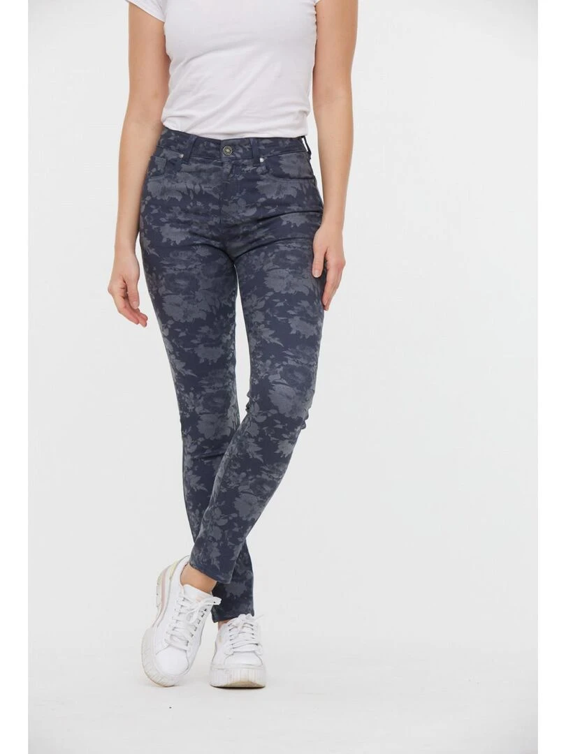 Pantacourt gabardine stretch POEMY  'Rica Lewis'   Vieux rose