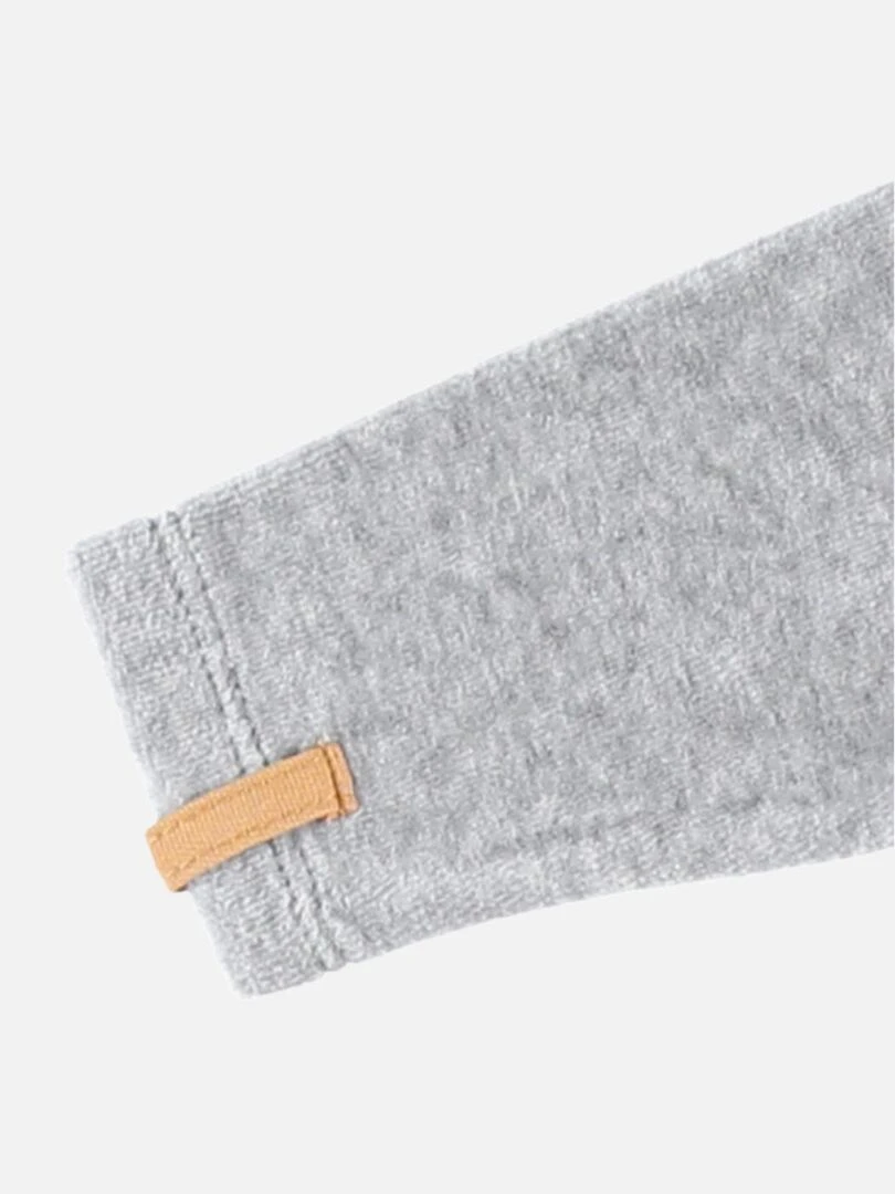 Pyjama 1 pièce Babou en velours    Noukie's   Gris