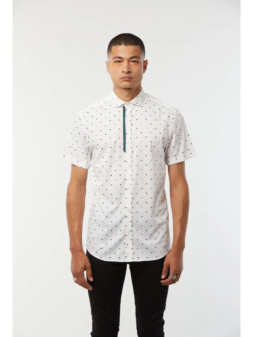 Lee Cooper Chemise manches courtes coton regular DREK Blanc