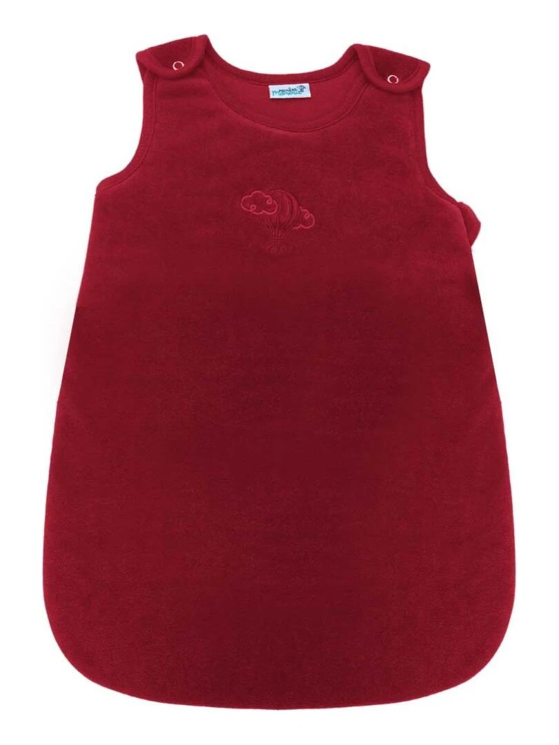 Gigoteuse Velours 0 3 mois 100% Coton Bio couleur Cerise Bordeaux