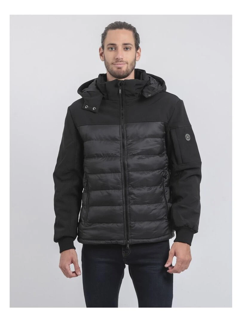 Doudoune capuche amovible ZELEK Noir