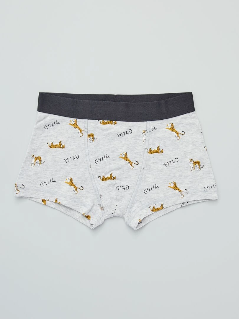 Lot de 3 boxers   Vert/Jaune/Gris