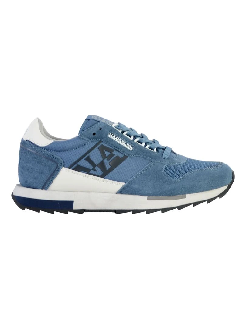 Basket Basse Cuir Napapijri Virtus Bleu