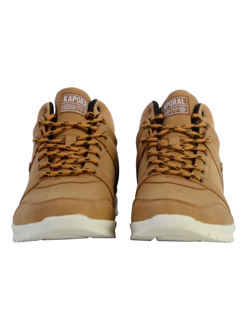 Basket Montante Cuir Kaporal Dawson   Marron