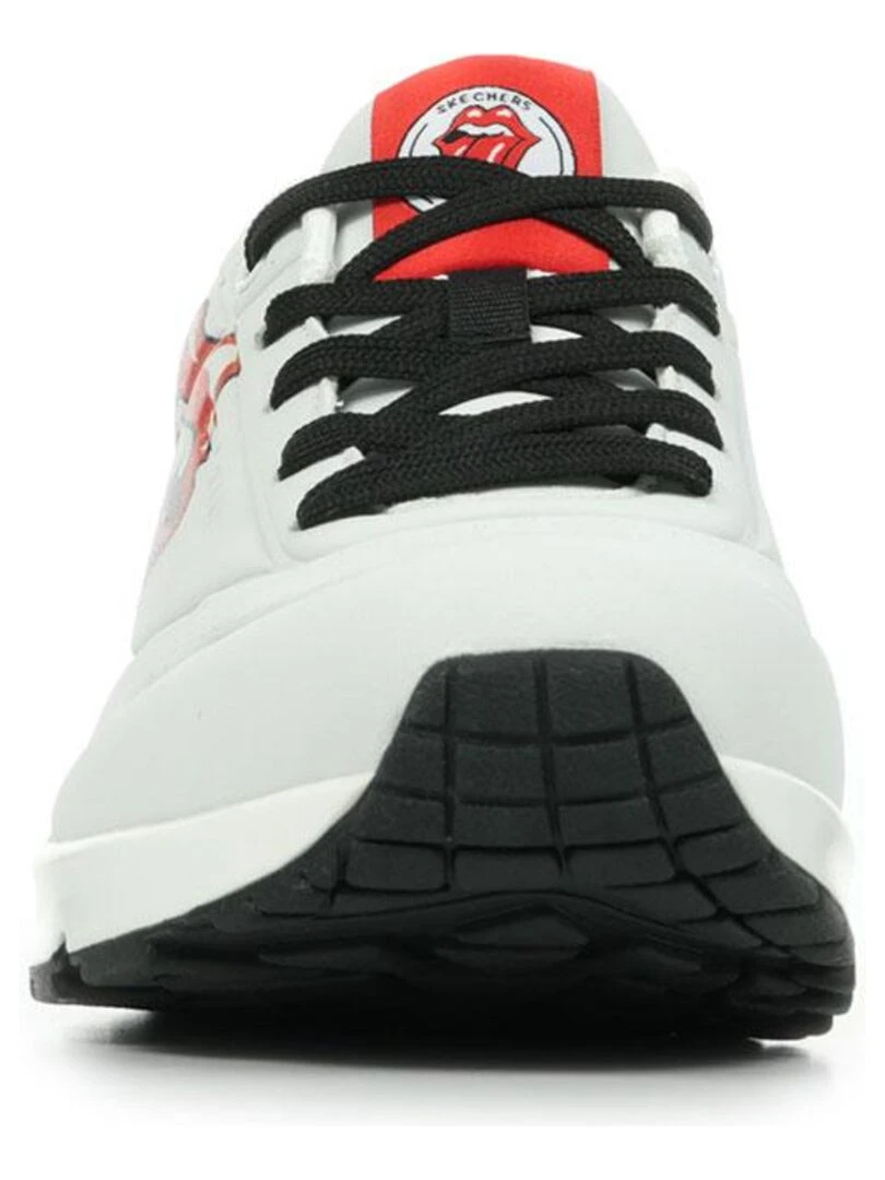 Baskets Skechers Uno Rolling Stones Single   Blanc