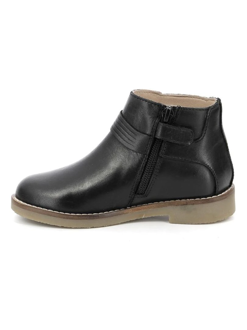 Boots Cuir Wizia   Noir