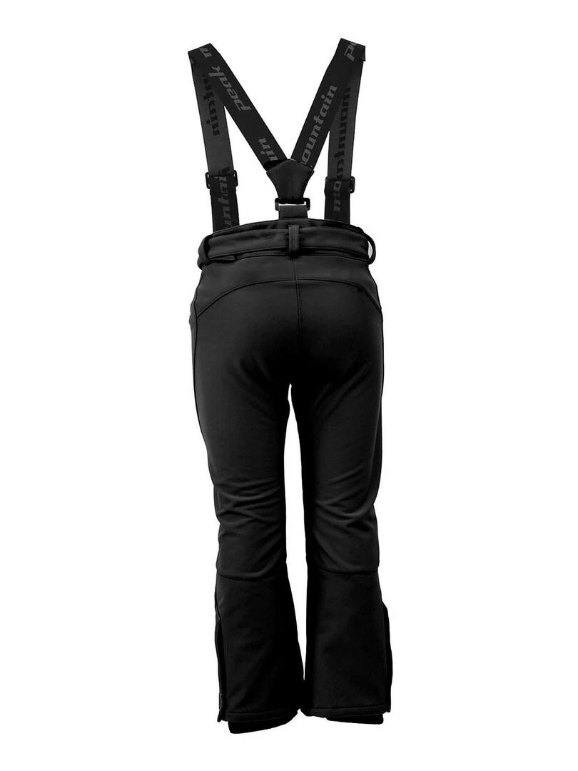 Pantalon de ski softshell fille FAFUZZA PEAK MOUNTAIN Noir Noir