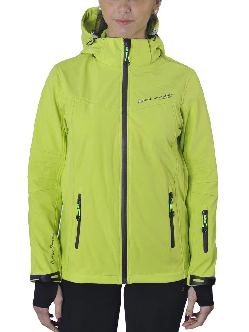 Blouson de ski femme AMALA Vert anis