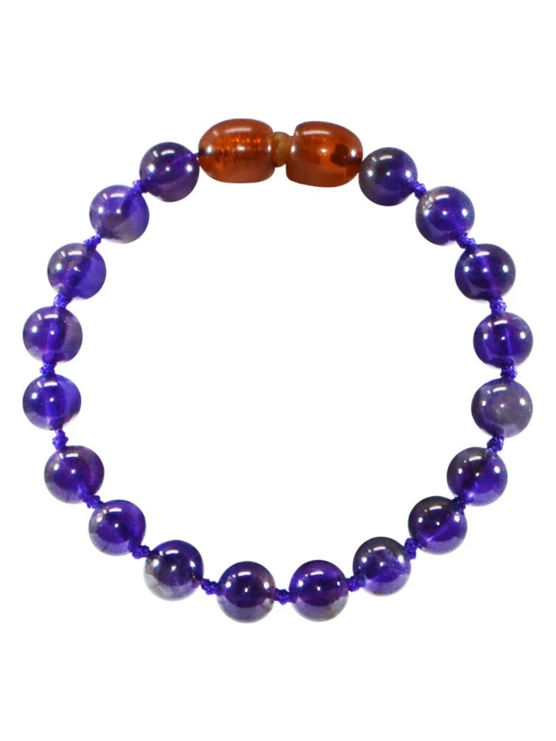 Bracelet Bébé Pierres naturelles : Amethyste Violet