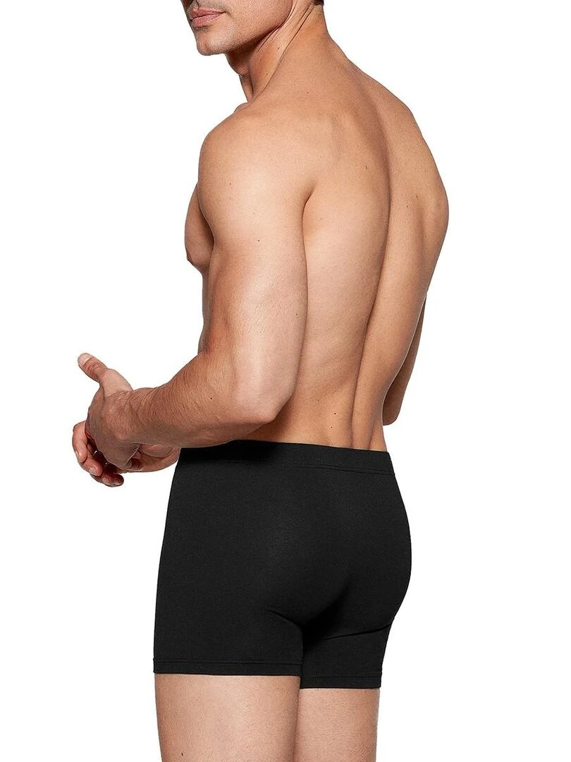 Boxer en coton modal stretch Essentials   Noir