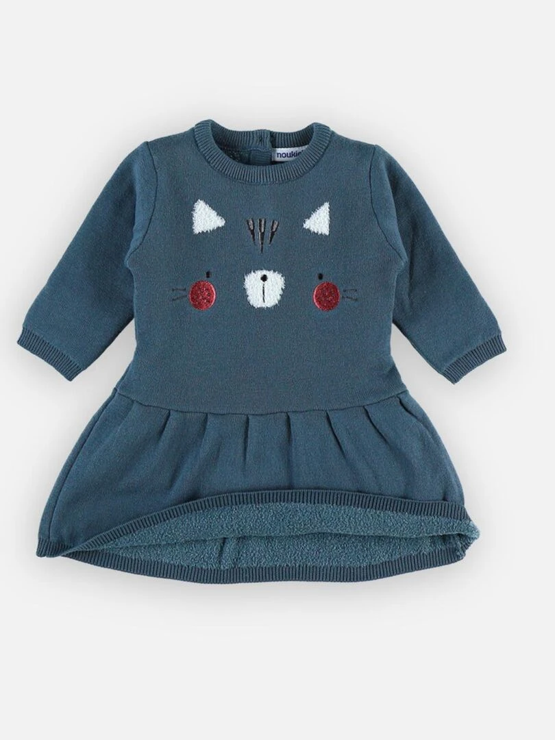 Robe en tricot  foncé   Noukie's   Vert