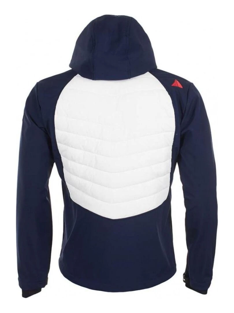 Blouson softshell homme CAPVER VENT DU CAP Noir Bleu marine Blanc