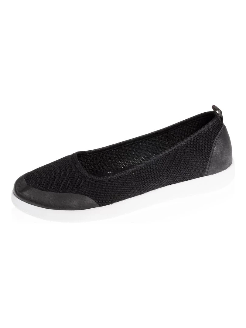 Ballerines Femme slip on Noir Noir
