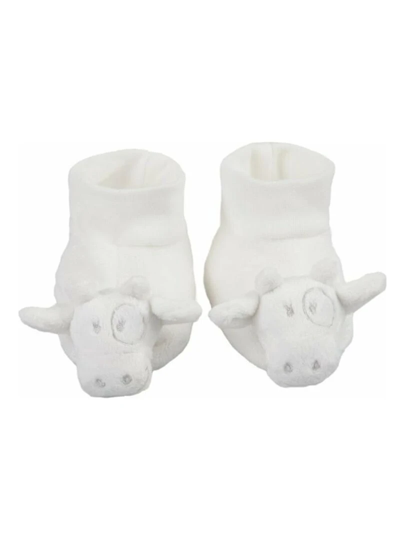 Chaussons étoiles Avec Hochet Lola Noukie's Blanc