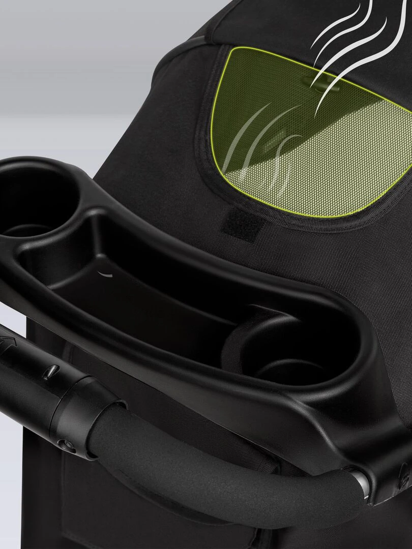 LIONELO Emma   Poussette canne   Accessoires  inclus   Gris foncé   Gris foncé