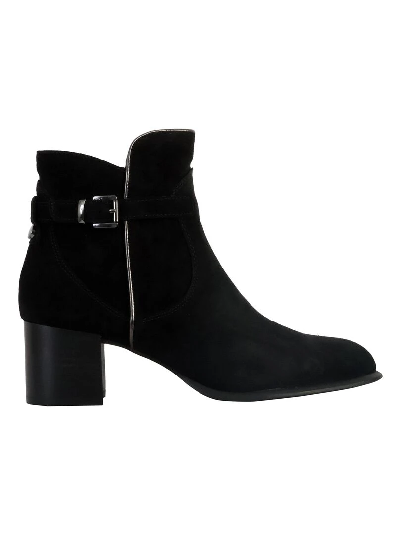 Bottine Cuir Emilie Karston Nepale   Noir