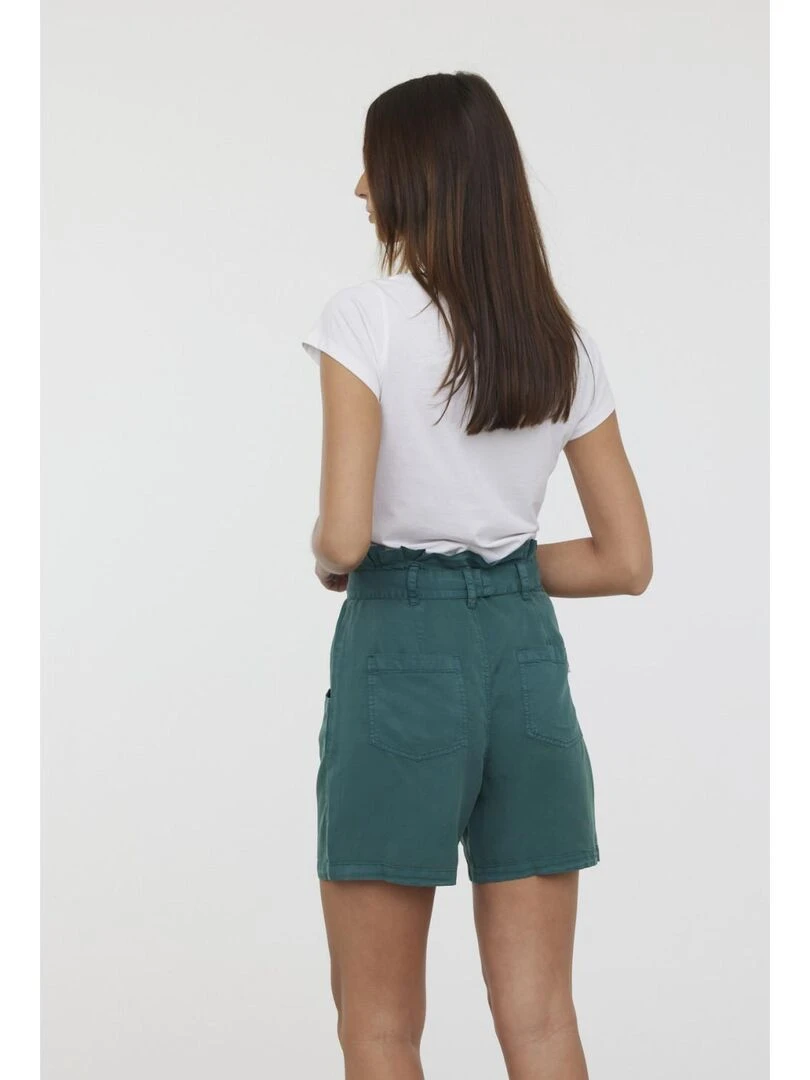 Lee Cooper   Short lyocell regular NARIS   Vert bouteille