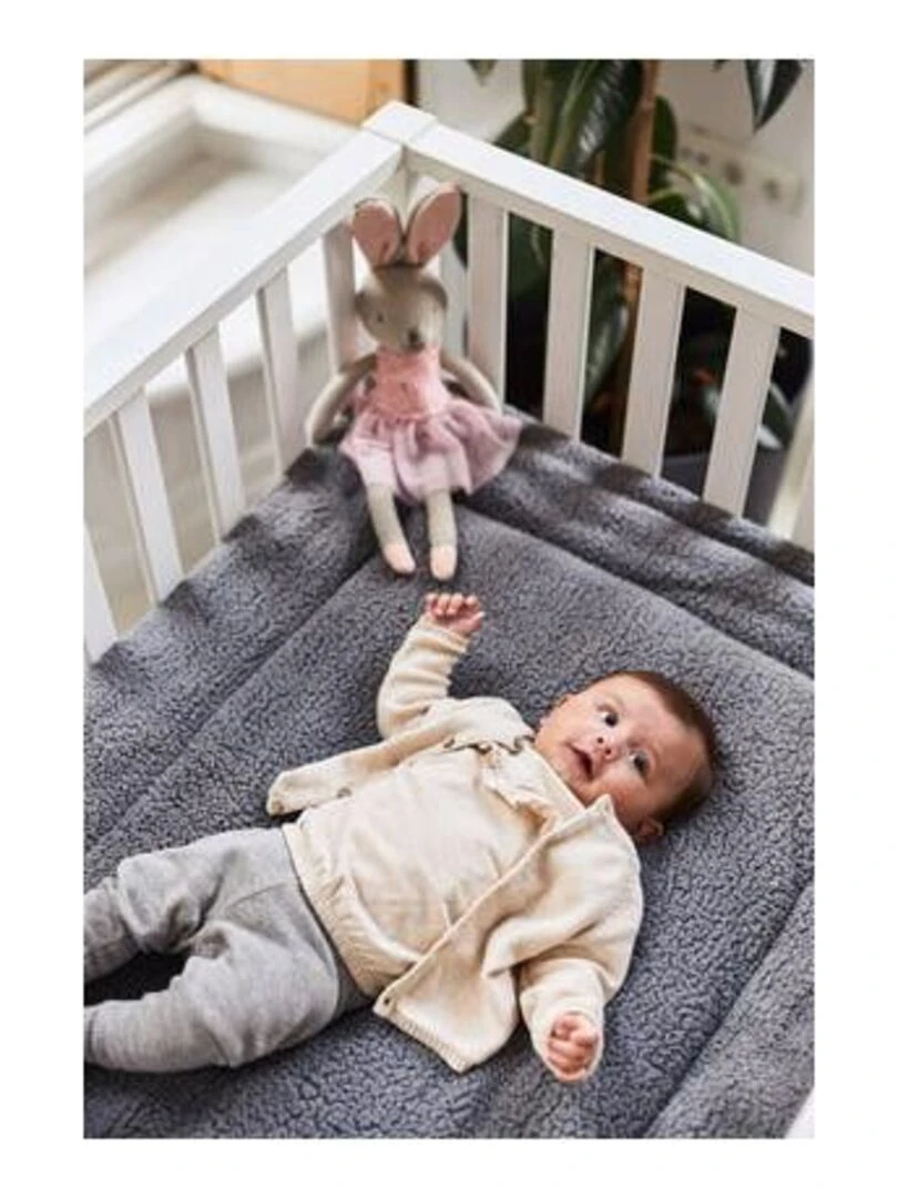 Peluche Lapin Nola   Jollein   Rose