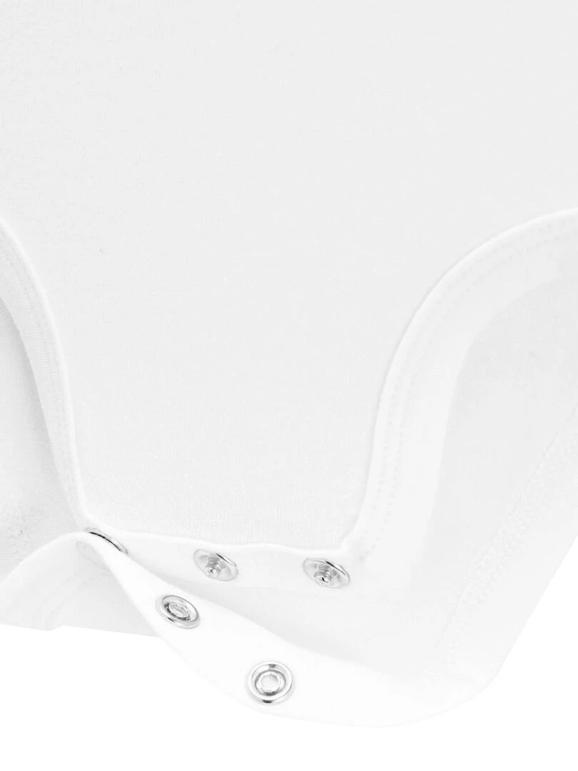 Lot de 3 bodies bébé manches courtes   Blanc