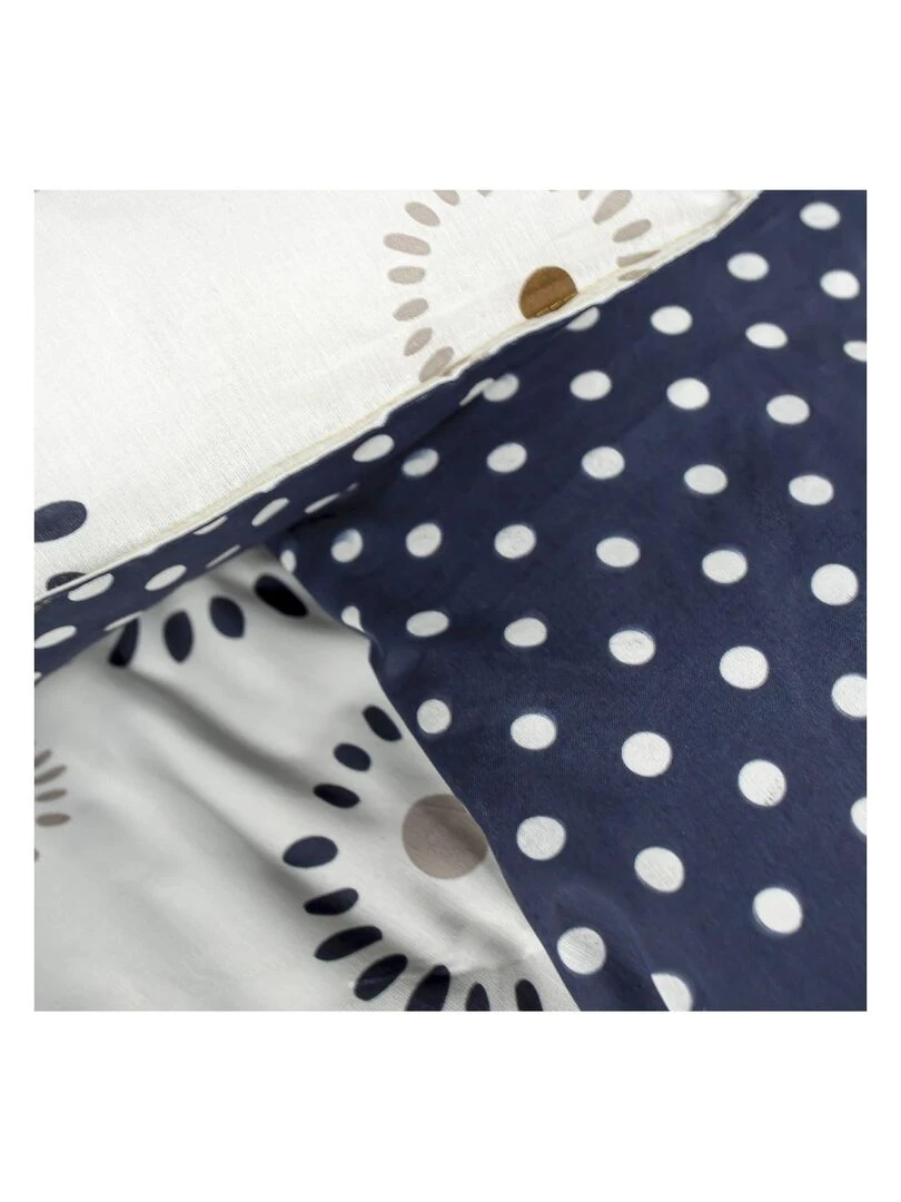Parure de lit 2 personnes imprimé 'SUNSHINE ALICE' 'TODAY' Beige