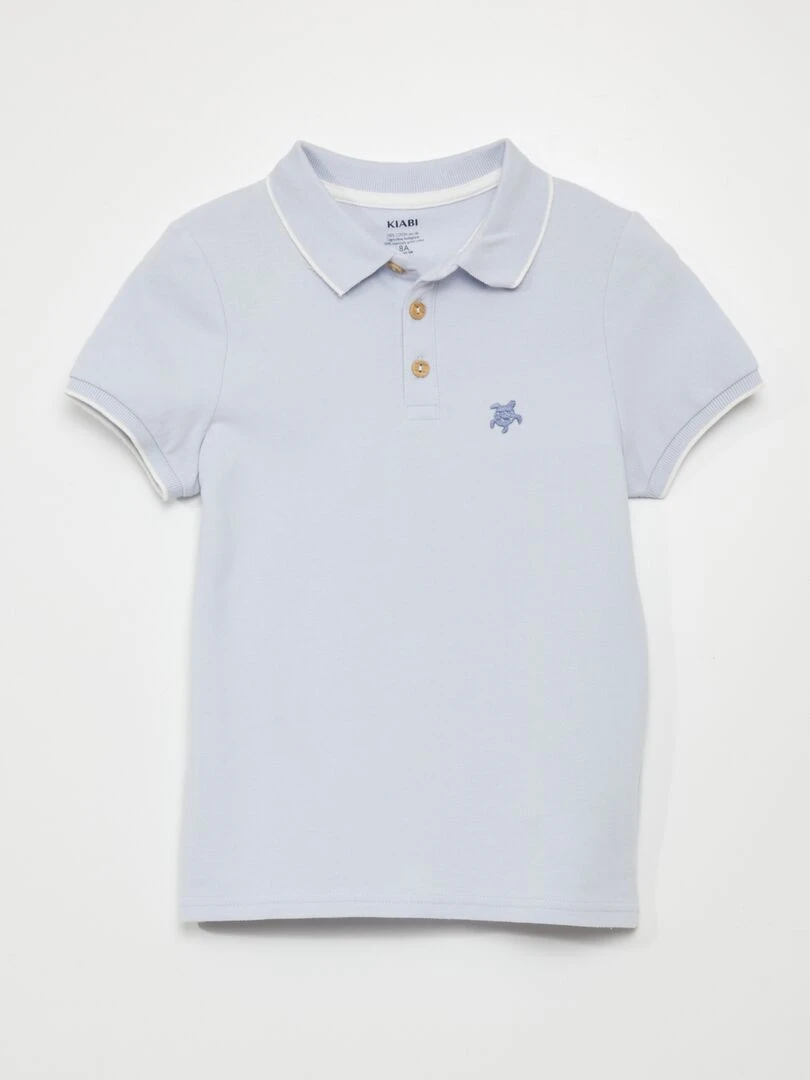 Polo à manches courtes Bleu