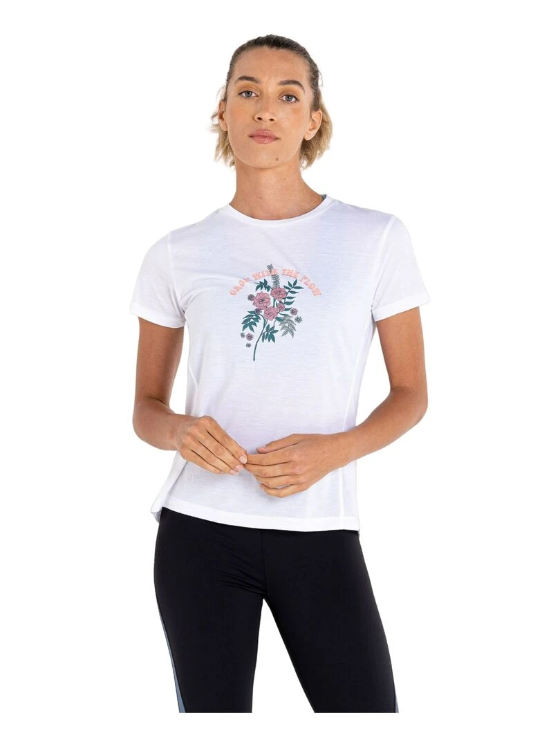 Dare 2B   T shirt GROW WITH THE FLOW   Blanc