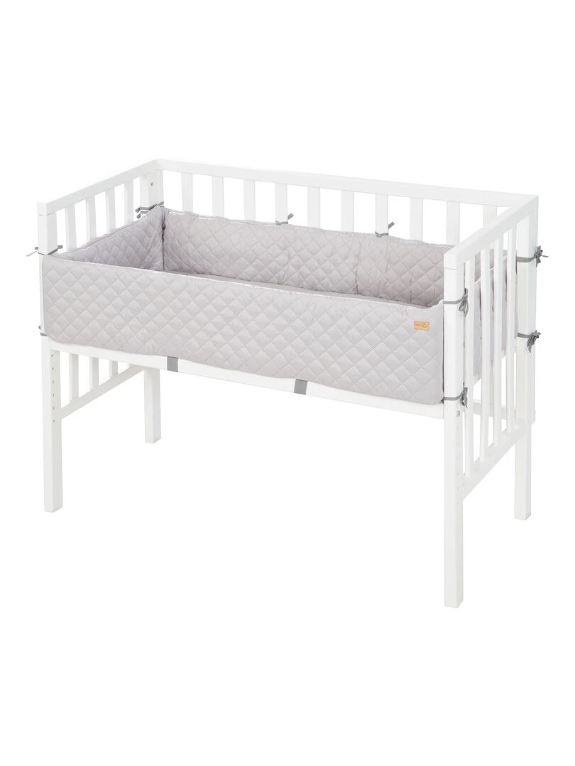 ROBA Lit Cododo "roba Style" 2en1 + Matelas + Tour + Barrière   Blanc   Blanc