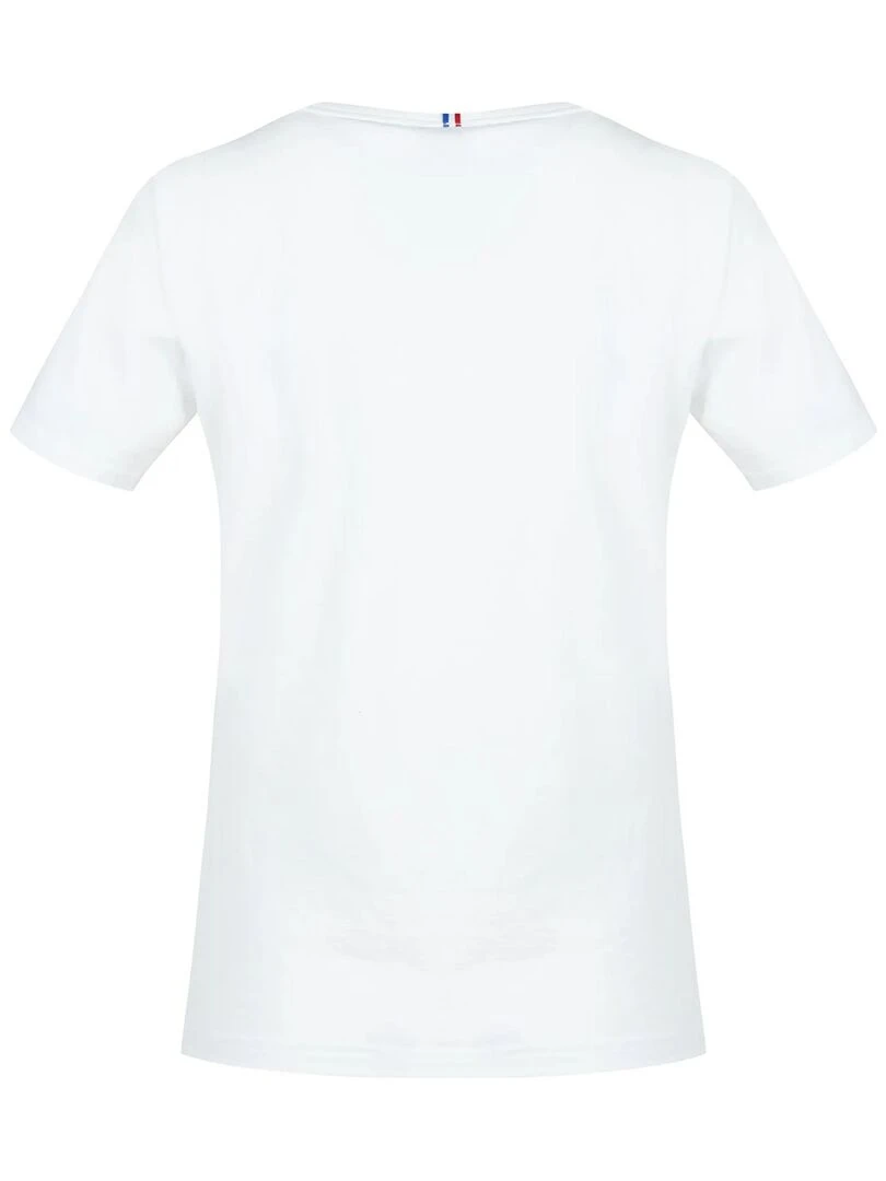 T shirt Le Coq Sportif Essentiels Tee Col V N°1   Blanc