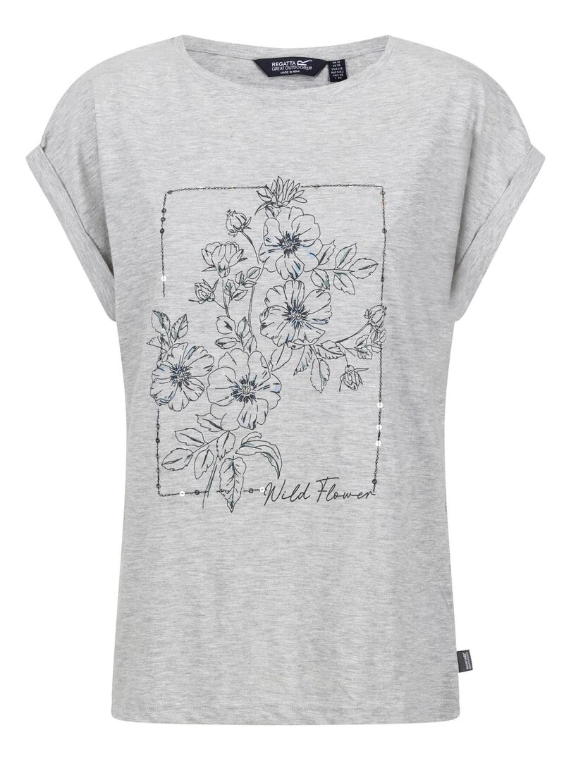 Regatta   T shirt ROSELYNN   Gris moyen