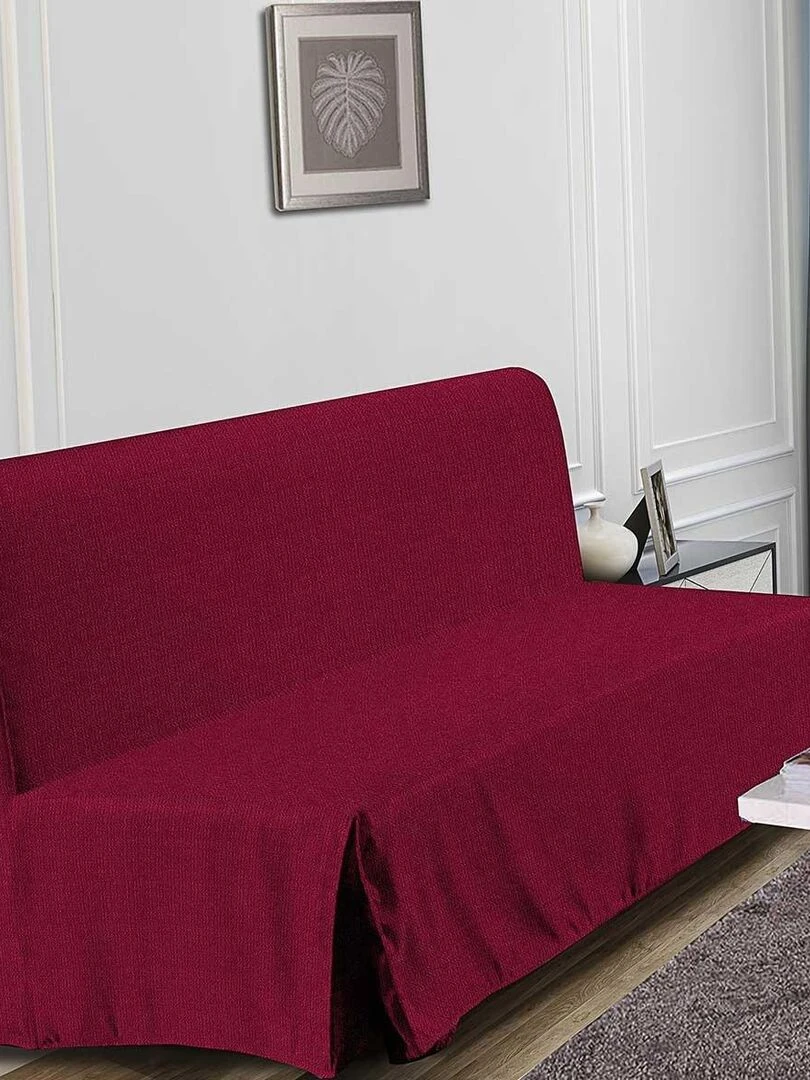 Housse de clic clac fixation par nouettes Bordeaux