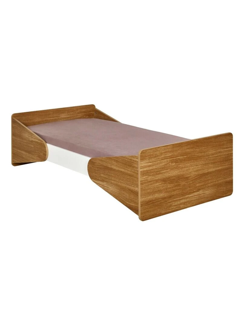 Pack lit bébé avec matelas Zahia AKITEN RETAIL Blanc Marron