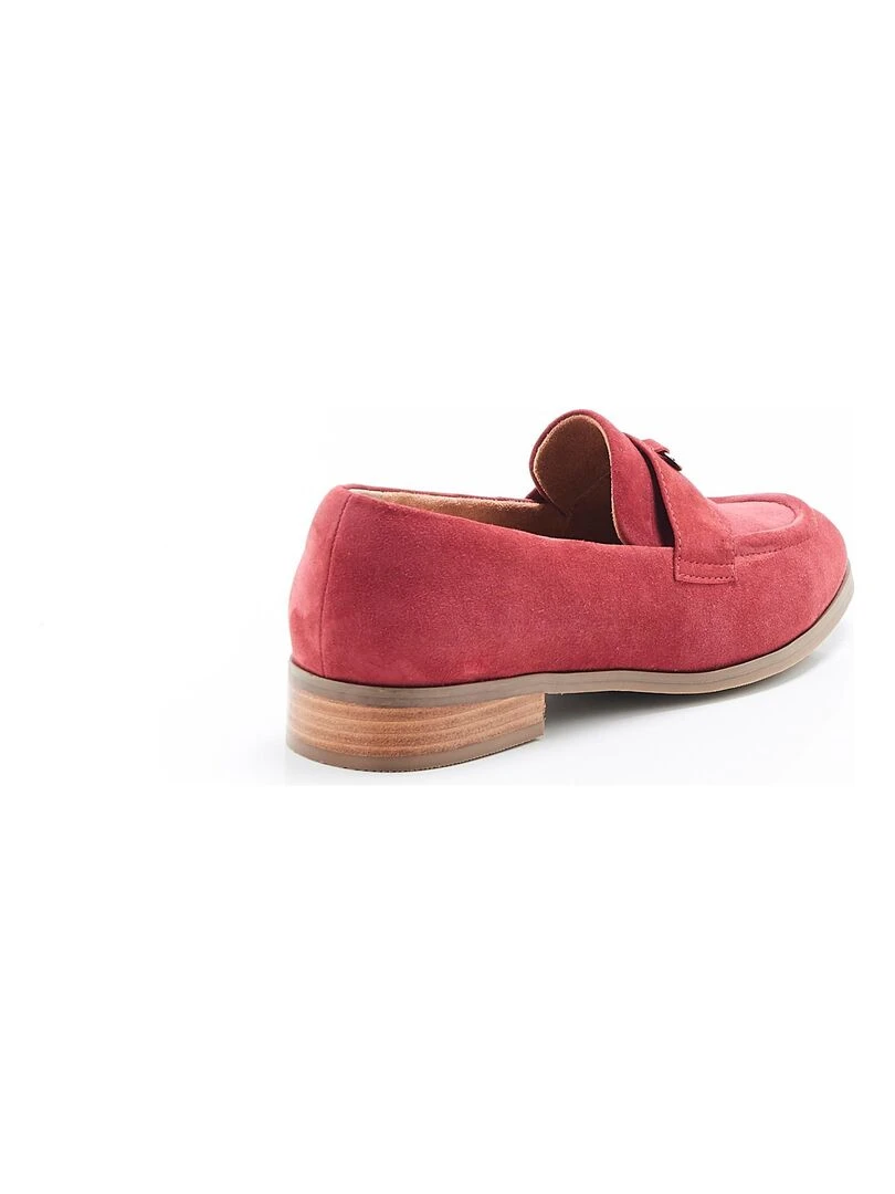 Mocassins avec médaillon   Damart   Rouge