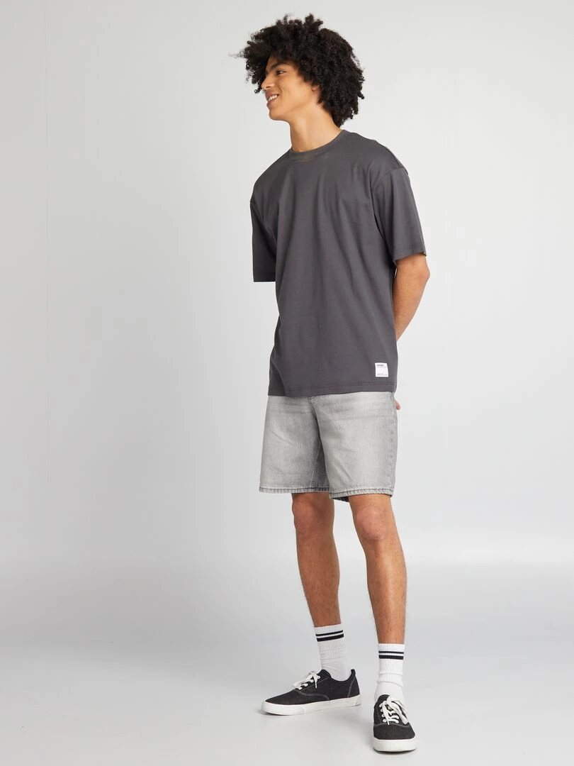 Short de bain avec imprimé   Bleu