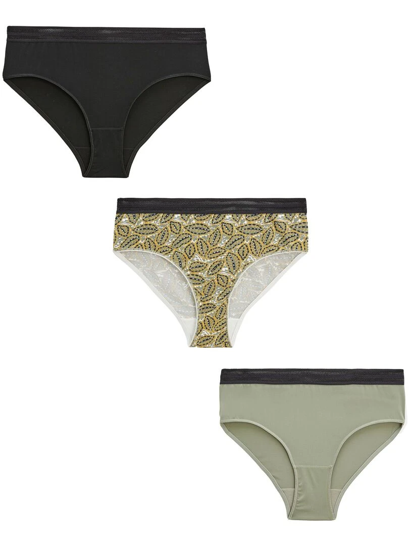 Lot de 3 culottes fille Tybel Kaki