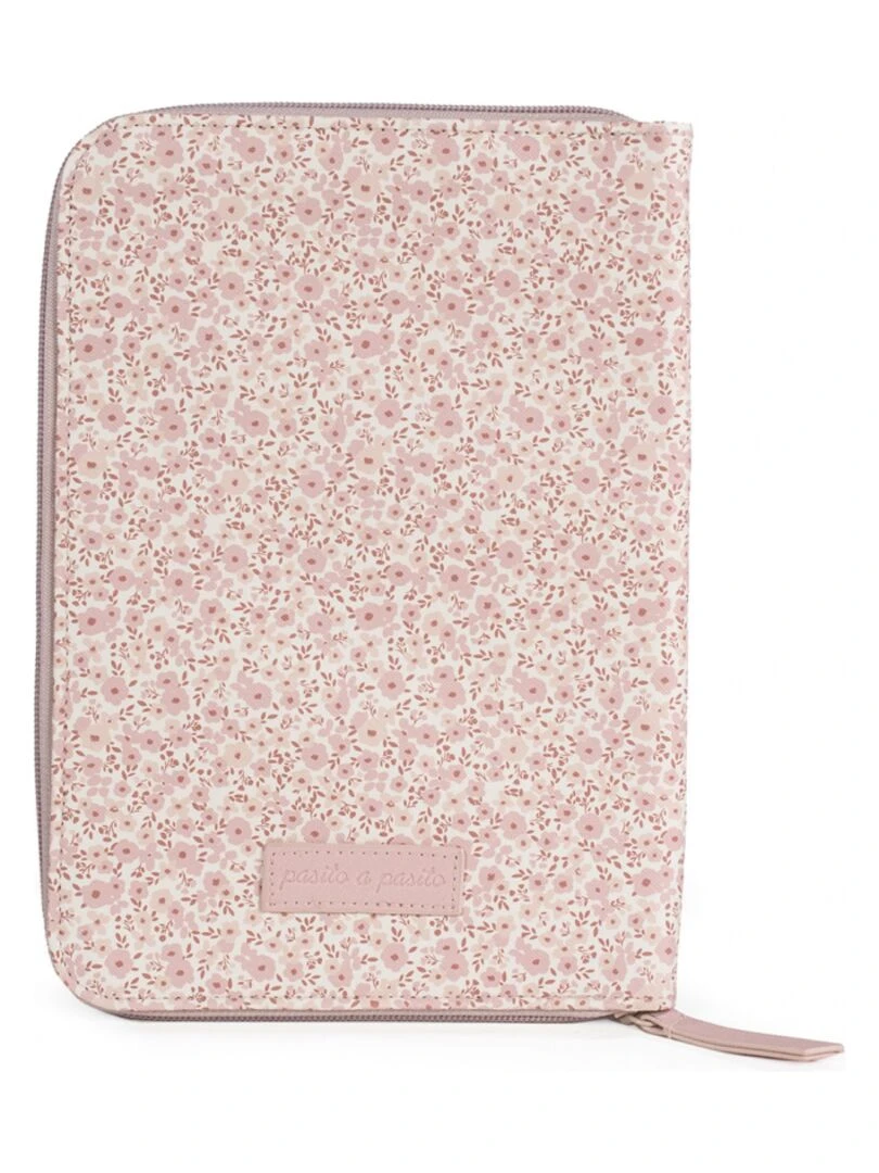 Protège carnet de santé Flower mellow rose Rose