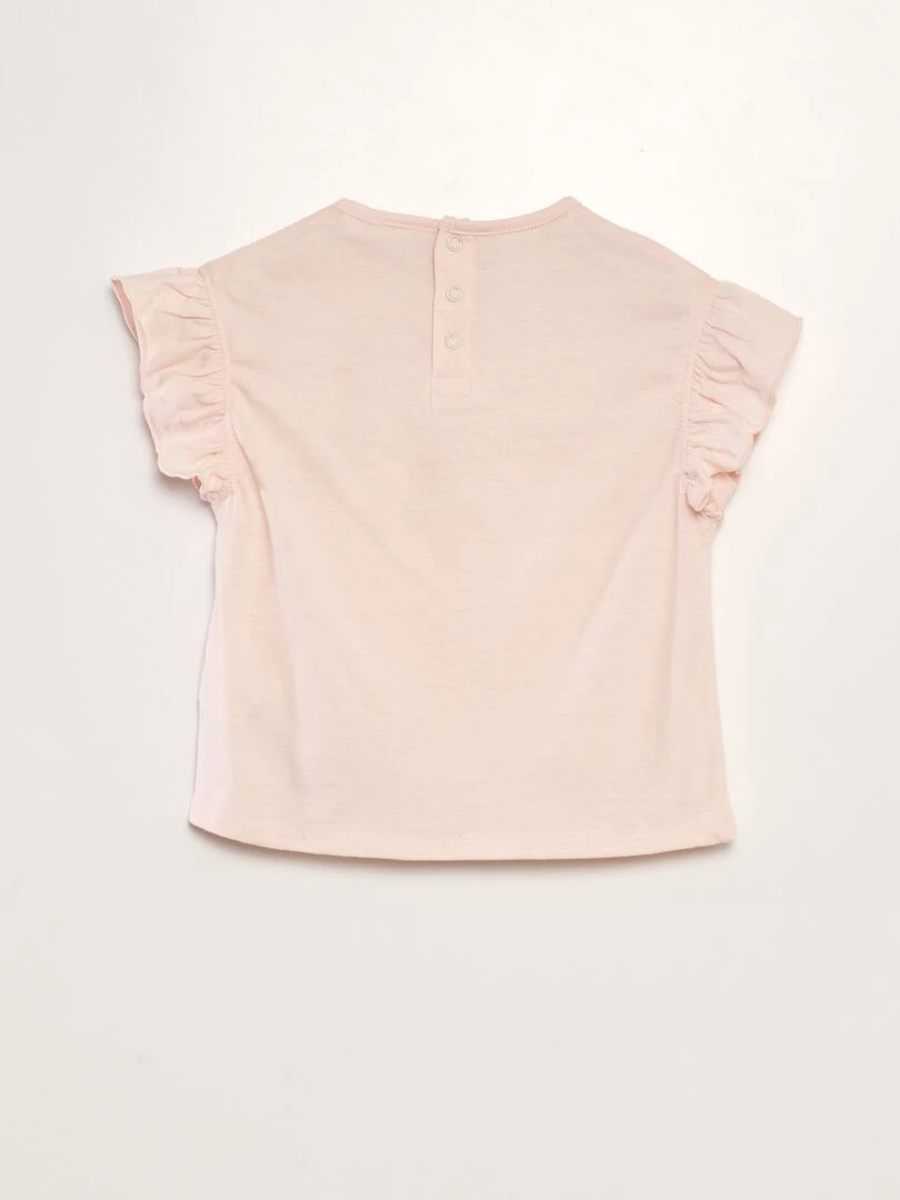 Ensemble t shirt + short 'Bluey'   2 pièces   Rose